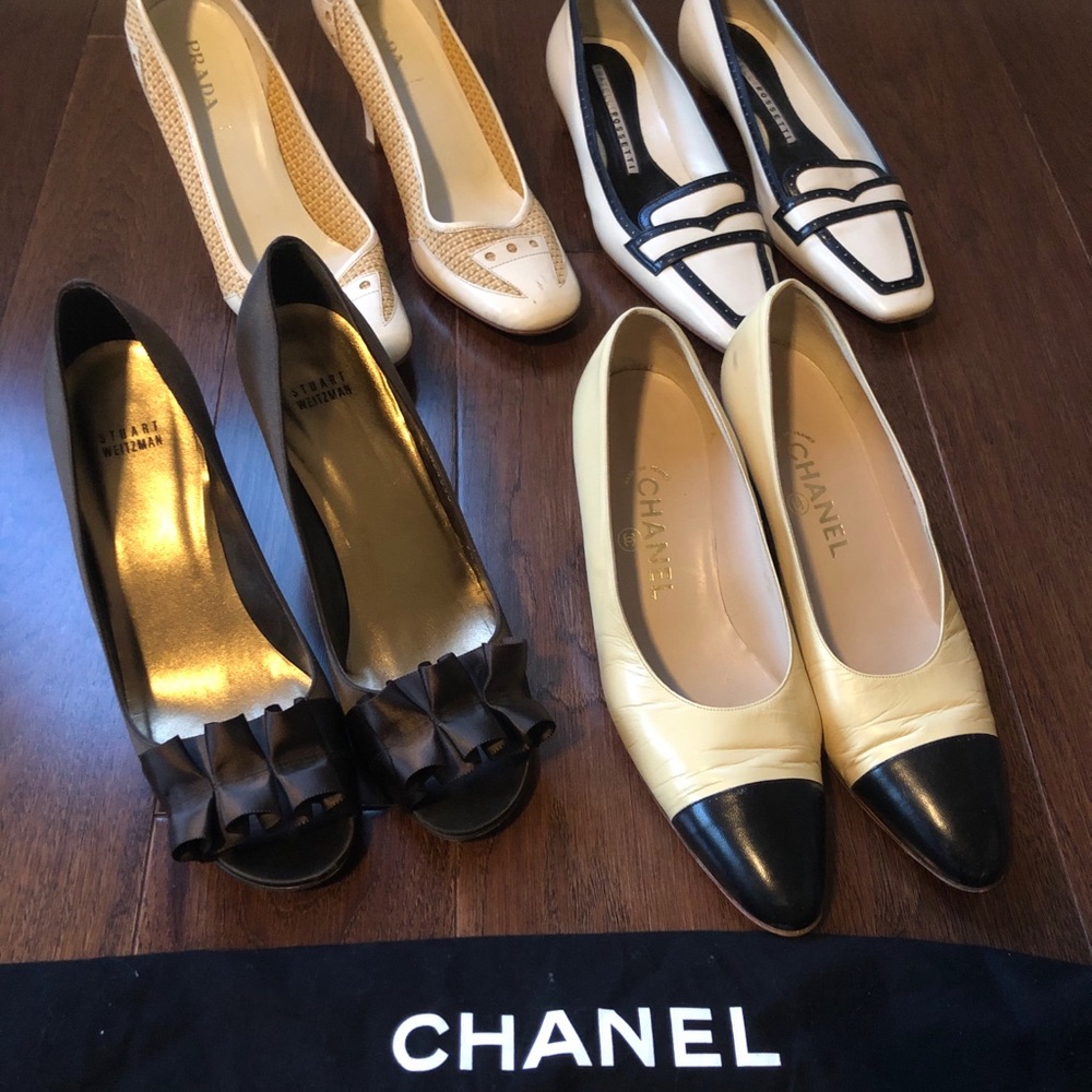 Authentic Designer shoes. CL, Chanel plus..